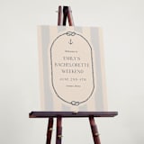 "nautical nuptials" - Wedding Party Signs in Sea Breeze by Rebecca Durflinger - In Use