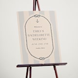 "nautical nuptials" - Wedding Party Signs in Sea Breeze by Rebecca Durflinger - In Use