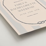 "nautical nuptials" - Wedding Party Signs in Sea Breeze by Rebecca Durflinger - Detail