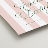 "Palm Stripes" - Wedding Party Signs in Taffy by Susan Zinader - Detail