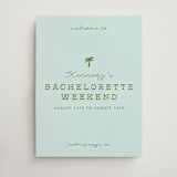 "Vacation" - Bridal Shower Signs in Ocean by Olivia Goree - Front
