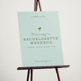 "Vacation" - Bridal Shower Signs in Ocean by Olivia Goree - In Use