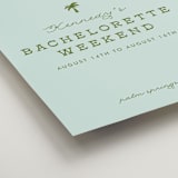 "Vacation" - Bridal Shower Signs in Ocean by Olivia Goree - Detail