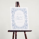 "French Blue" - Wedding Party Signs in Periwinkle by Joanna Griffin - In Use