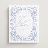 "French Blue" - Wedding Party Signs in Periwinkle by Joanna Griffin - Front
