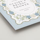 "Wedgewood" - Wedding Party Signs in Cerulean by Susan Moyal - Detail