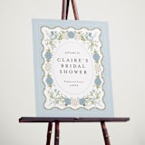 "Wedgewood" - Wedding Party Signs in Cerulean by Susan Moyal - In Use