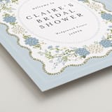 "Wedgewood" - Wedding Party Signs in Cerulean by Susan Moyal - Detail