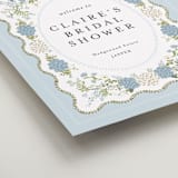 "Wedgewood" - Wedding Party Signs in Cerulean by Susan Moyal - Detail