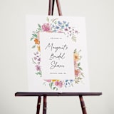 "Floral Pop" - Wedding Party Signs in Tropical by Itsy Belle Studio - In Use