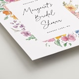 "Floral Pop" - Wedding Party Signs in Tropical by Itsy Belle Studio - Detail