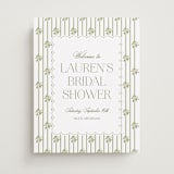 "Summer Fields" - Wedding Party Signs in Petal by Lisa Joanna Harrison - Front