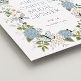 "Garden Love" - Wedding Party Signs in Periwinkle by Susan Moyal - Detail