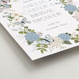 "Garden Love" - Wedding Party Signs in Periwinkle by Susan Moyal - Detail