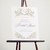 "Monogrammed" - Wedding Party Signs in Spring by Petra Kern - In Use