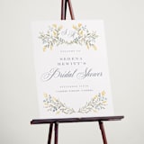 "Monogrammed" - Wedding Party Signs in Spring by Petra Kern - In Use