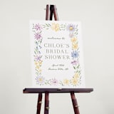 "Wild Flowers" - Wedding Party Signs in Meadow by Petra Kern - In Use