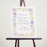 "Wild Flowers" - Wedding Party Signs in Meadow by Petra Kern - In Use