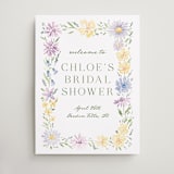 "Wild Flowers" - Wedding Party Signs in Meadow by Petra Kern - Front