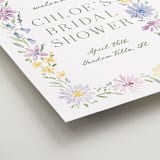 "Wild Flowers" - Wedding Party Signs in Meadow by Petra Kern - Detail