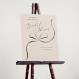 "Bow" - Wedding Party Signs in Tuxedo by Corinne Malesic - In Use