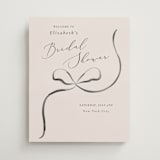 "Bow" - Wedding Party Signs in Tuxedo by Corinne Malesic - Front
