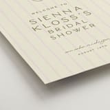 "stitched lines" - Wedding Party Signs in Blush by Ellen Schlegelmilch - Detail