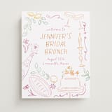 "A Brunch" - Wedding Party Signs in Margarita by Petra Kern - Front