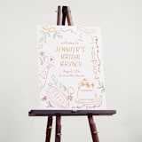 "A Brunch" - Wedding Party Signs in Margarita by Petra Kern - In Use