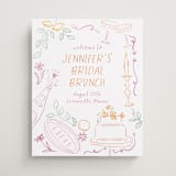 "A Brunch" - Wedding Party Signs in Margarita by Petra Kern - Front