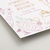 "A Brunch" - Wedding Party Signs in Margarita by Petra Kern - Detail