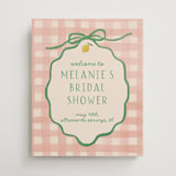 "Lemonade" - Wedding Party Signs in Strawberry Matcha by Vera Lim - Front