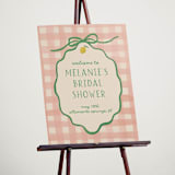 "Lemonade" - Wedding Party Signs in Strawberry Matcha by Vera Lim - In Use
