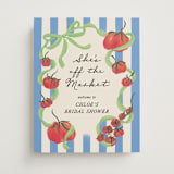 "Petit Pomodoro" - Wedding Party Signs in Lime by Jackie Crawford - Front