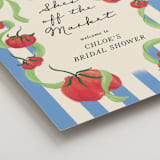 "Petit Pomodoro" - Wedding Party Signs in Lime by Jackie Crawford - Detail