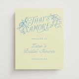 "that's amore" - Wedding Party Signs in Lemonade by Pati Cascino - Front