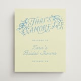 "that's amore" - Wedding Party Signs in Lemonade by Pati Cascino - Front