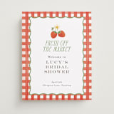 "So Berry Sweet" - Wedding Party Signs in Strawberry by Itsy Belle Studio - Front