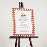 "So Berry Sweet" - Wedding Party Signs in Strawberry by Itsy Belle Studio - In Use