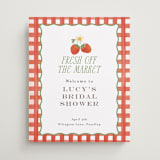"So Berry Sweet" - Wedding Party Signs in Strawberry by Itsy Belle Studio - Front