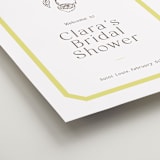 "Citrus" - Wedding Party Signs in Limone by Megan Davis - Detail