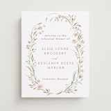 "Meadow" - Wedding Party Signs in Spring Mist by Erin L. Wilson - Front