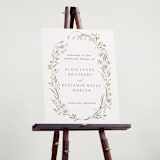 "Meadow" - Wedding Party Signs in Spring Mist by Erin L. Wilson - In Use