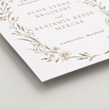 "Meadow" - Wedding Party Signs in Spring Mist by Erin L. Wilson - Detail