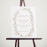 "Meadow" - Wedding Party Signs in Spring Mist by Erin L. Wilson - In Use