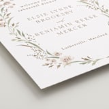 "Meadow" - Wedding Party Signs in Spring Mist by Erin L. Wilson - Detail