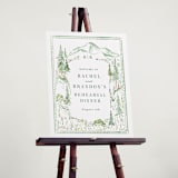 "Plain Air" - Wedding Party Signs in Meadow by Petra Kern - In Use