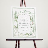 "Plain Air" - Wedding Party Signs in Meadow by Petra Kern - In Use