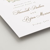"Avalon" - Wedding Party Signs in Chiffon by Everett Paper Goods - Detail