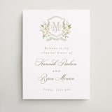 "Avalon" - Wedding Party Signs in Chiffon by Everett Paper Goods - Front